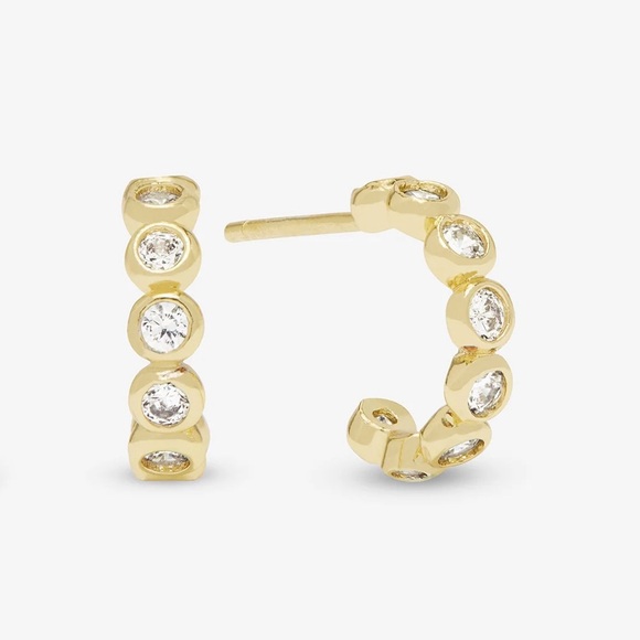 Melinda Maria Jewelry - Melinda Maria they’re so cute huggies - gold